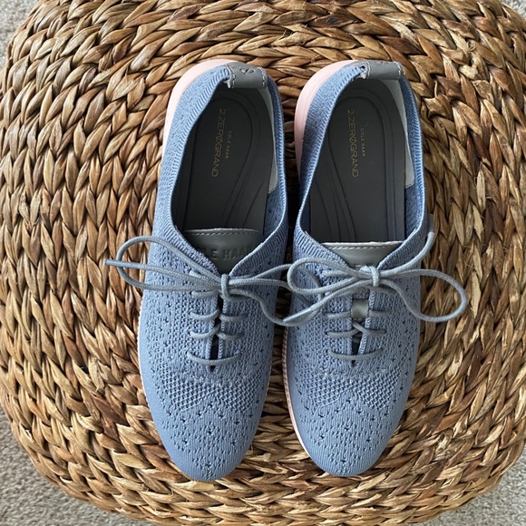 Cole Haan gray and soft pink shoes - Picture 2 of 5